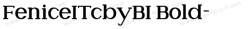 FeniceITcbyBI Bold字体转换